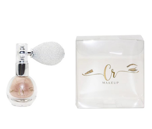 Sassy loose body shimmer, bronze spray