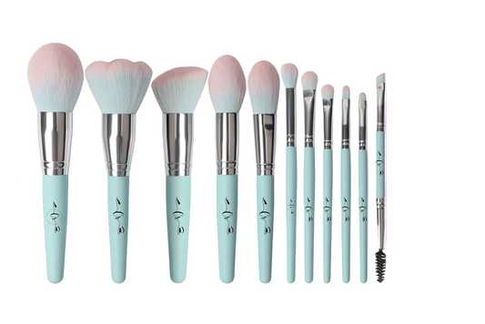 10 Brushes set hypoallergenic