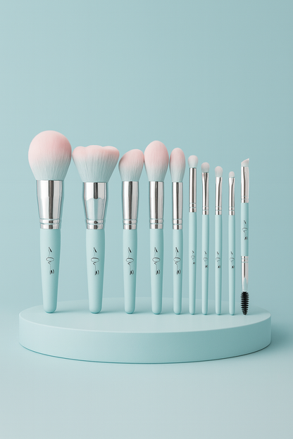 10 Brushes set hypoallergenic