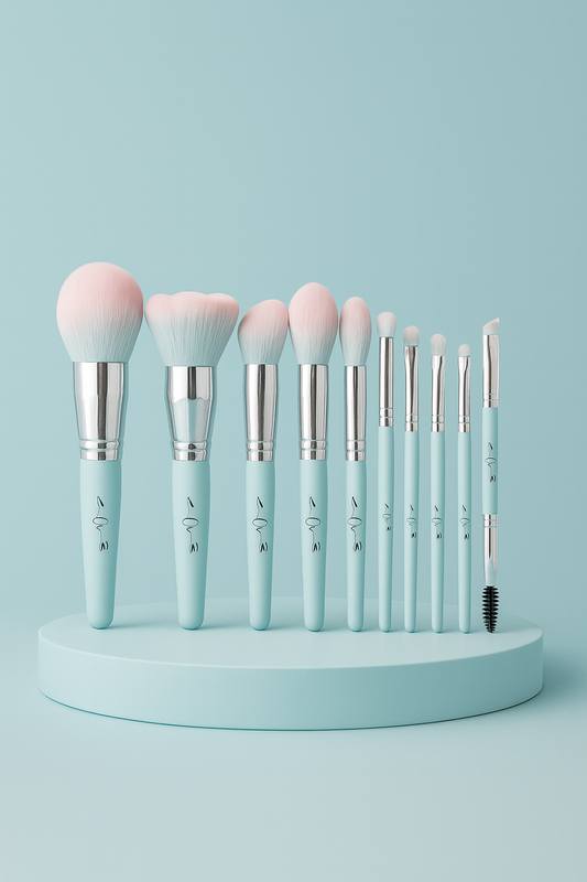 10 Brushes set hypoallergenic